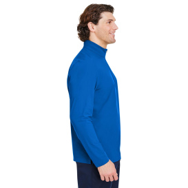 Devon & Jones DG410 CrownLux Windsor Welded Quarter-Zip - French Blue