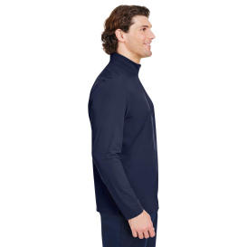 Devon & Jones DG410 CrownLux Windsor Welded Quarter-Zip - Navy