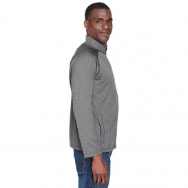 Devon & Jones DG420 Men's Stretch Tech-Shell Compass Full Zip - Dark Grey Heather