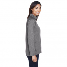 Devon & Jones DG420W Ladies Stretch Tech-Shell Compass Full Zip - Dark Grey Heather