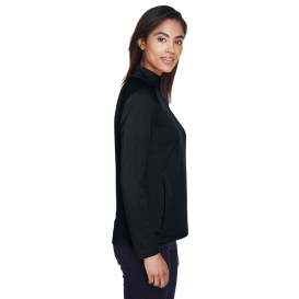 Devon & Jones DG440W Ladies Stretch Tech-Shell Compass Quarter-Zip - Black