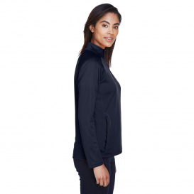 Devon & Jones DG440W Ladies Stretch Tech-Shell Compass Quarter-Zip - Navy