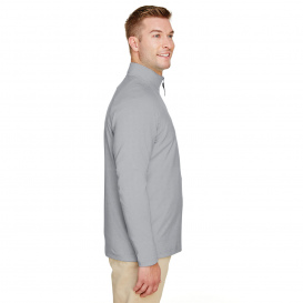 Devon & Jones DG480 CrownLux Performance Clubhouse Micro-Stripe Quarter-Zip - Black