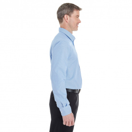 Devon & Jones DG532 Men's Crown Woven Collection Royal Dobby Shirt - French Blue