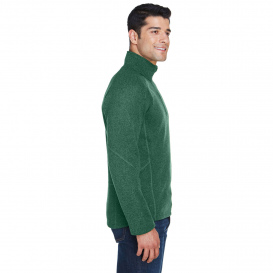 Devon & Jones DG792 Bristol Sweater Fleece 1/4-Zip - Forest Heather