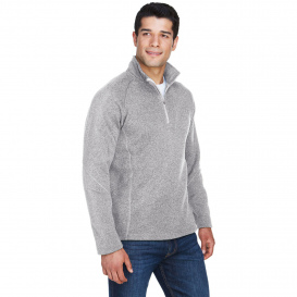 Devon & Jones DG792 Bristol Sweater Fleece 1/4-Zip - Grey Heather