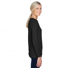 Devon & Jones DP181W Ladies Perfect Fit Ribbon Cardigan - Black