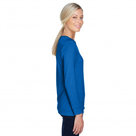 Devon & Jones DP181W Ladies Perfect Fit Ribbon Cardigan - French blue