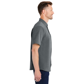HUK H150154 Kona Solid Short Sleeve Shirt - Volcanic Ash