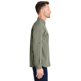 HUK H150184 Creekbed Long Sleeve Shirt - Moss