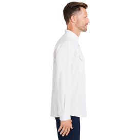 HUK H150184 Creekbed Long Sleeve Shirt - White