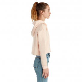 Lane Seven LS12000 Ladies Cropped Fleece Hoodie - Pale Pink