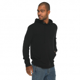Lane Seven LS13001 Unisex French Terry Pullover Hooded Sweatshirt - Black
