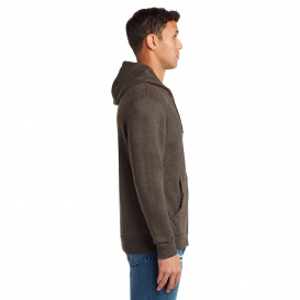 Lane Seven LS14003 Unisex Premium Full-Zip Hooded Sweatshirt - Charcoal Heather