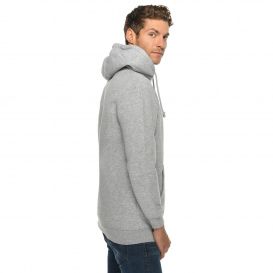 Lane Seven LS19001 Unisex Heavyweight Pullover Hooded Sweatshirt - Heather Grey