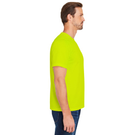 Harriton M118 Unisex Charge Snag and Soil Protect Long-Sleeve T-Shirt - Safety Yellow