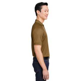 Harriton M208 Mens Charge Snag and Soil Protect Polo - Coyote Brown