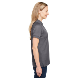 Harriton M208W Ladies Charge Snag and Soil Protect Polo - Dark Charcoal