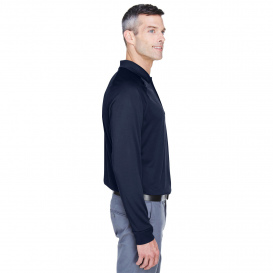 Harriton M211L Mens Advantage Snag Protection Plus Long-Sleeve Tactical Polo - Dark Navy