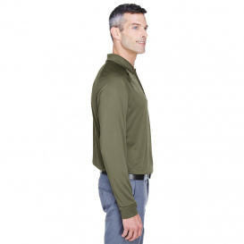 Harriton M211L Mens Advantage Snag Protection Plus Long-Sleeve Tactical Polo - Tactical Green