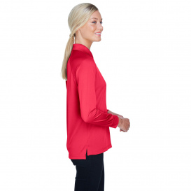 Harriton M211LW Ladies Advantage Snag Protection Plus Long Sleeve Tactical Polo - Red