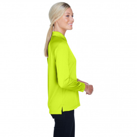 Harriton M211LW Ladies Advantage Snag Protection Plus Long Sleeve Tactical Polo - Safety Yellow