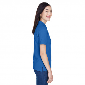Harriton M265W Ladies 5.6 oz. Easy Blend Polo - True Royal