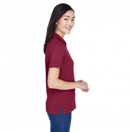 Harriton M265W Ladies 5.6 oz. Easy Blend Polo - Wine