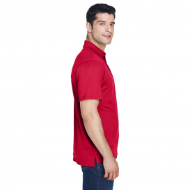 Harriton M315 Men's 4oz. Polytech Polo - Red