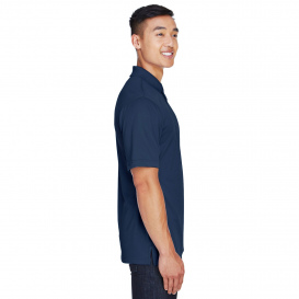 Harriton M345 Men\'s Advantage Snag Protection Plus IL Snap Placket Polo - Dark Navy