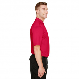 Harriton M348 Men\'s Advantage Snag Protection Plus IL Polo - Red