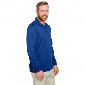 Harriton M348L Men\'s Advantage Snag Protection Plus IL Long Sleeve Polo - True Royal