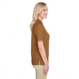 Harriton M348W Ladies Advantage Snag Protection Plus IL Polo - Duck Brown