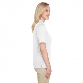 Harriton M348W Ladies Advantage Snag Protection Plus IL Polo - White