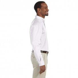 Harriton M510 Men\'s Tall 3.1 oz. Essential Poplin - White