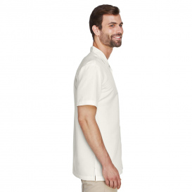 Harriton M560 Men\'s Barbados Textured Camp Shirt - Creme