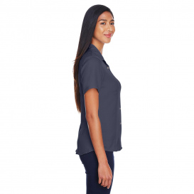 Harriton M570W Ladies Bahama Cord Camp Shirt - Navy