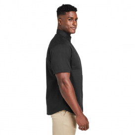 Harriton M585 Men\'s Advantage IL Short-Sleeve Work Shirt - Black