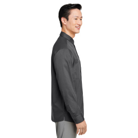 Harriton M585L Men's Advantage IL Long-Sleeve Work Shirt - Dark Charcoal