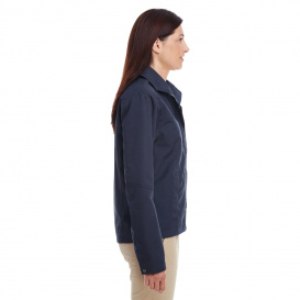 Harriton M705W Ladies Auxiliary Canvas Work Jacket - Dark Navy