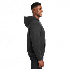 Harriton M711 Men\'s ClimaBloc Lined Heavyweight Hooded Sweatshirt - Black