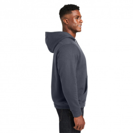 Harriton M711 Men\'s ClimaBloc Lined Heavyweight Hooded Sweatshirt - Dark Charcoal