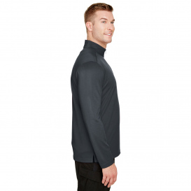 Harriton M748 Men\'s Advantage Snag Protection Plus IL 1/4-Zip - Dark Charcoal