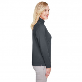 Harriton M748W Ladies Advantage Snag Protection Plus IL 1/4-Zip - Dark Charcoal