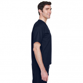Harriton M897 Adult Restore 4.9 oz. Scrub Top - Dark Navy