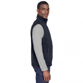 Harriton M985 Adult 8 oz. Fleece Vest - Navy