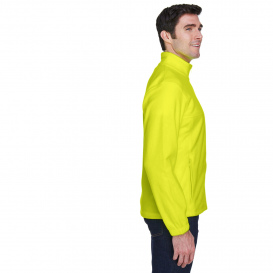 Harriton M990 Men\'s 8 oz. Full Zip Fleece - Safety Yellow