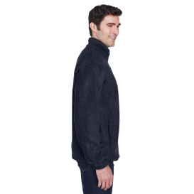 Harriton M990T Men's Tall 8 oz. Full Zip Fleece - Navy