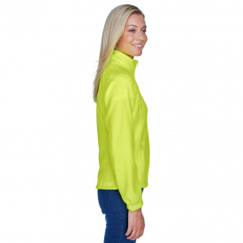 Harriton M990W Ladies 8 oz. Full Zip Fleece - Safety Yellow