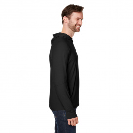 North End NE105 Unisex JAQ Stretch Performance Hoodie - Black